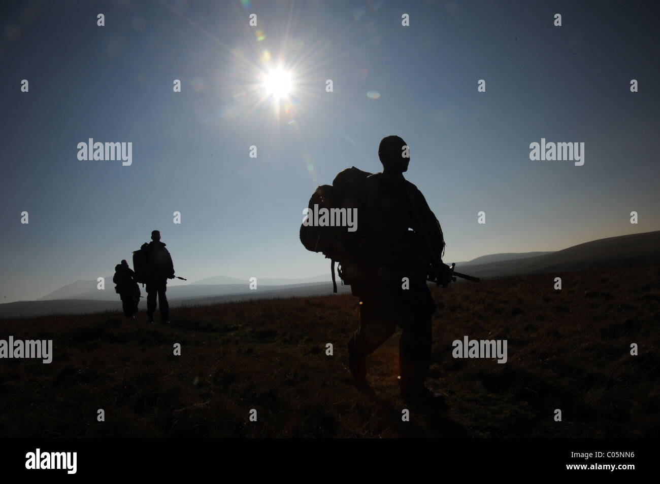 Exercise CAMBRIAN PATROL is the premier patrolling event of the British Army which is held in Wales and hosted by 160 (W) Brigad Stock Photo