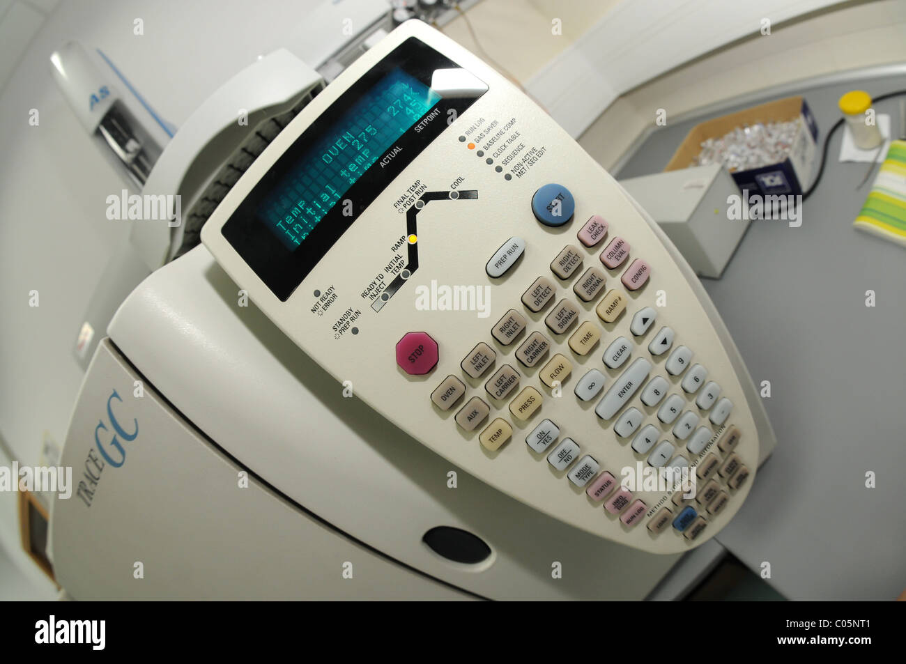 Trace Gas Chromatograph in The Central Forensic Laboratory of the