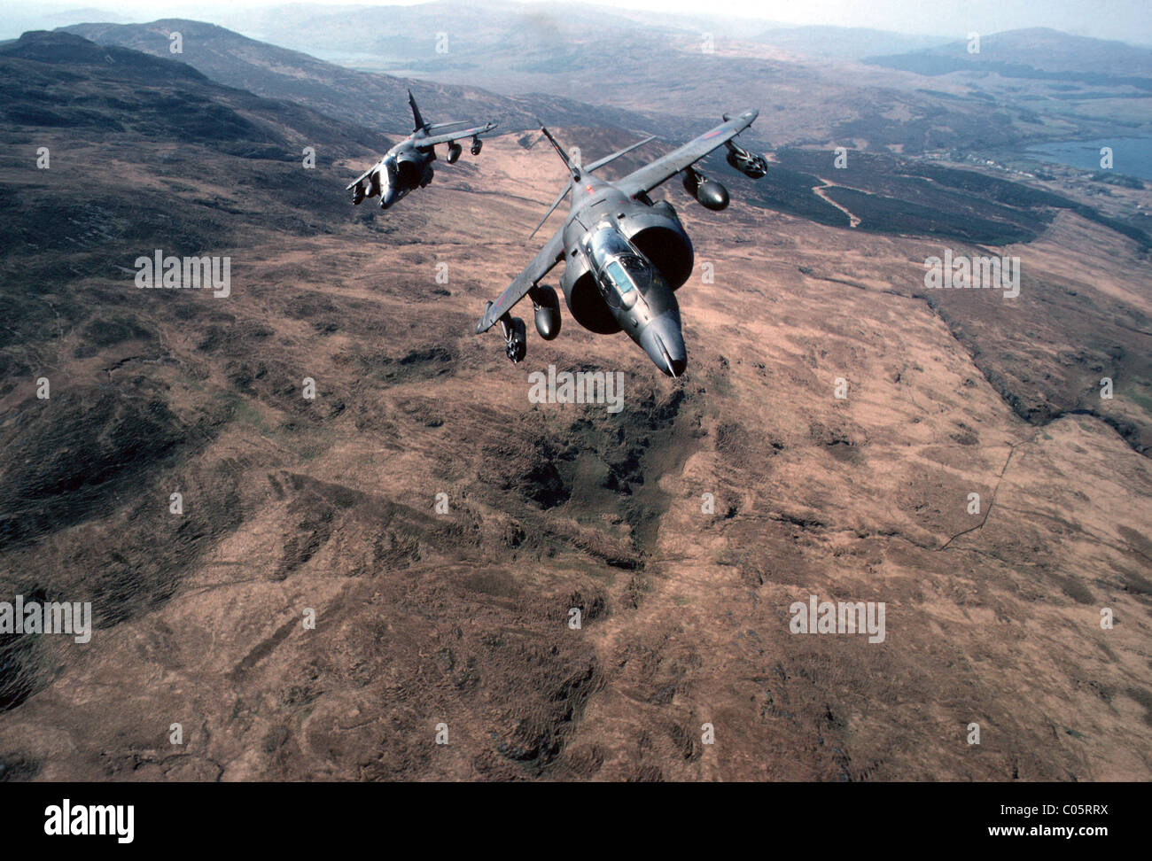 Raf Rafling Raf harrier flying hi-res stock photography and images - Alamy