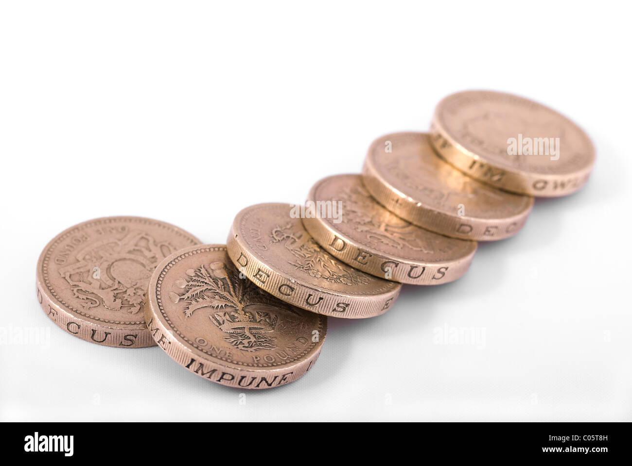 One pound Coins Stock Photo - Alamy
