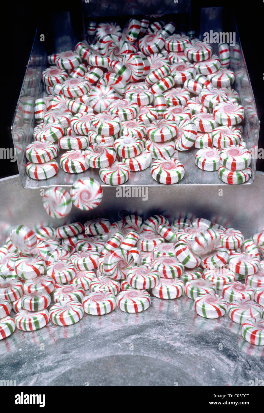 Peppermint candy manufacturing, Brock Candy Company, Chattanooga