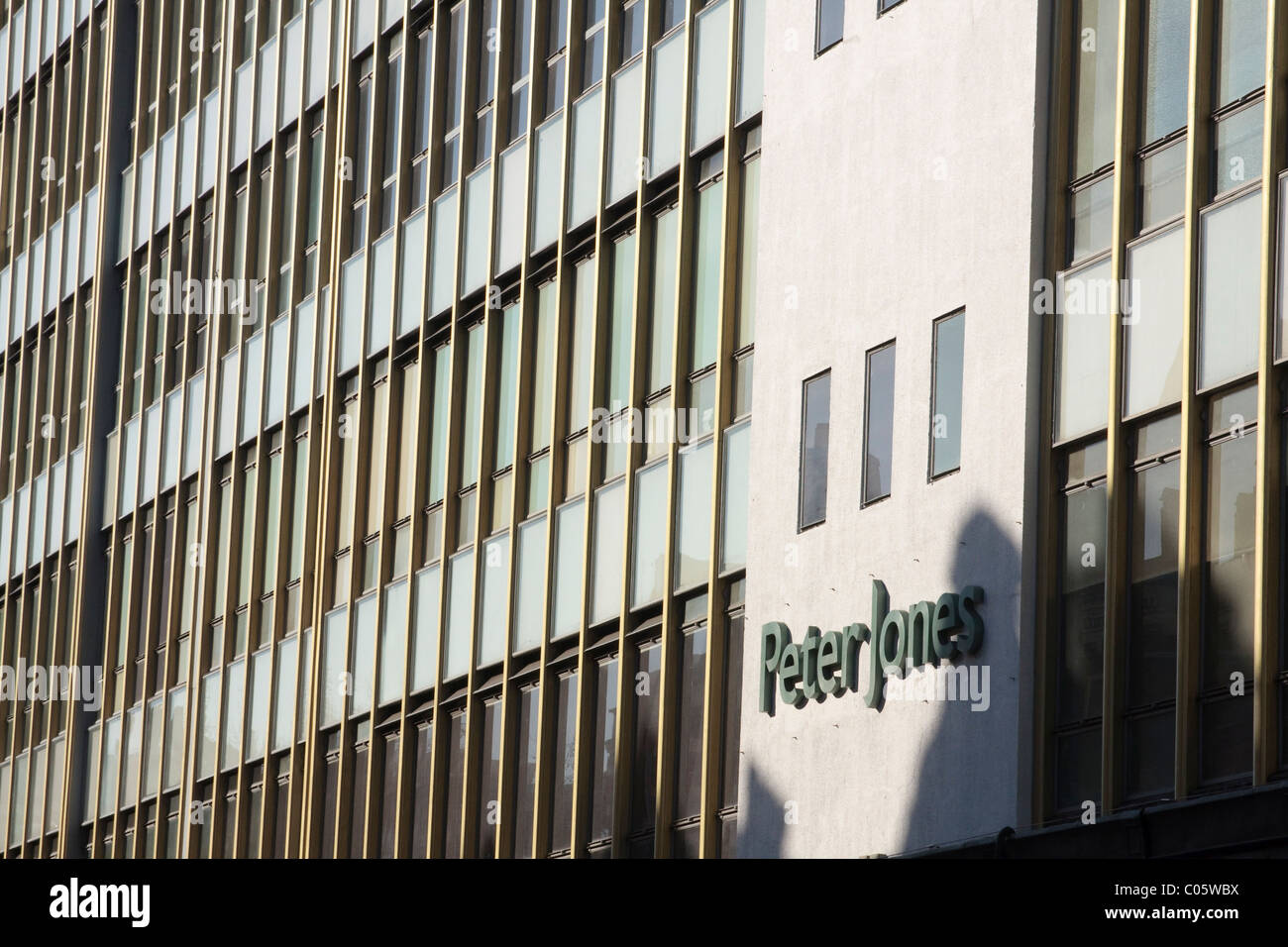 Picture showing exterior of Peter Jones department store, Kings Road