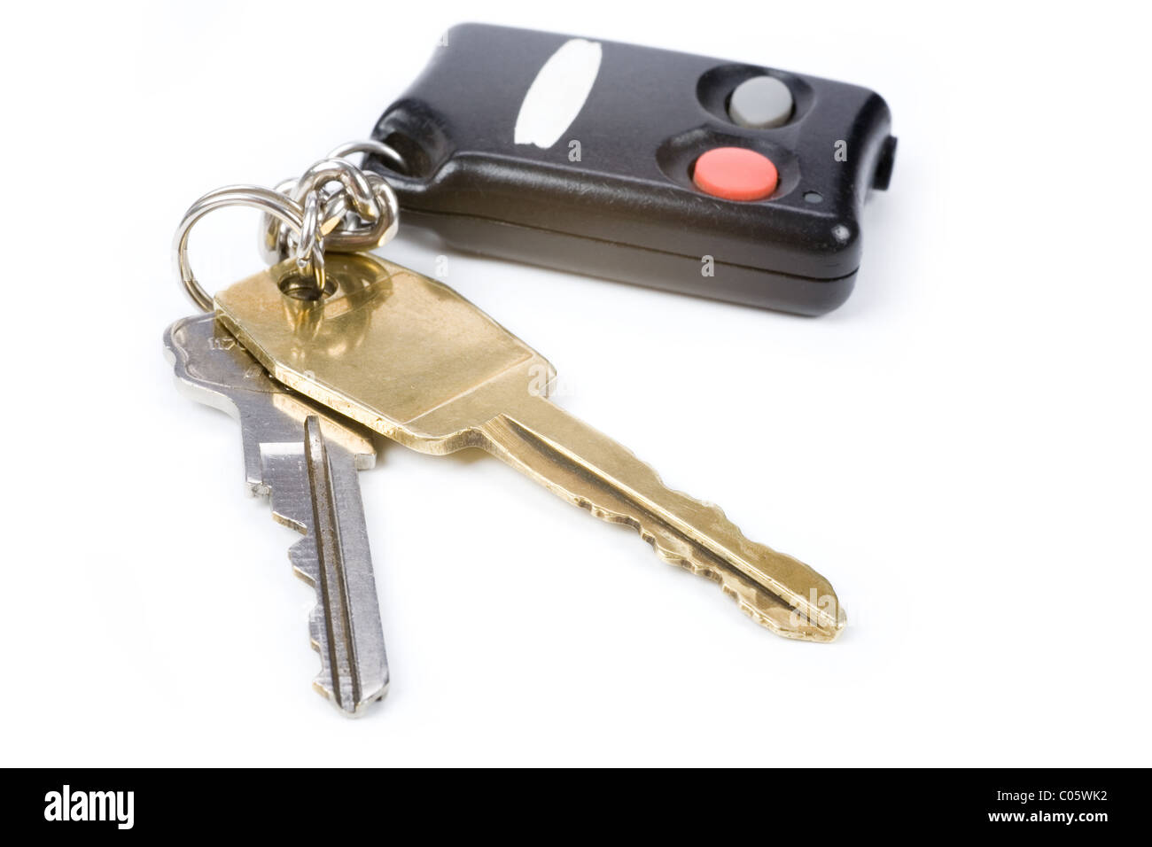 car keys and Remote Control Stock Photo