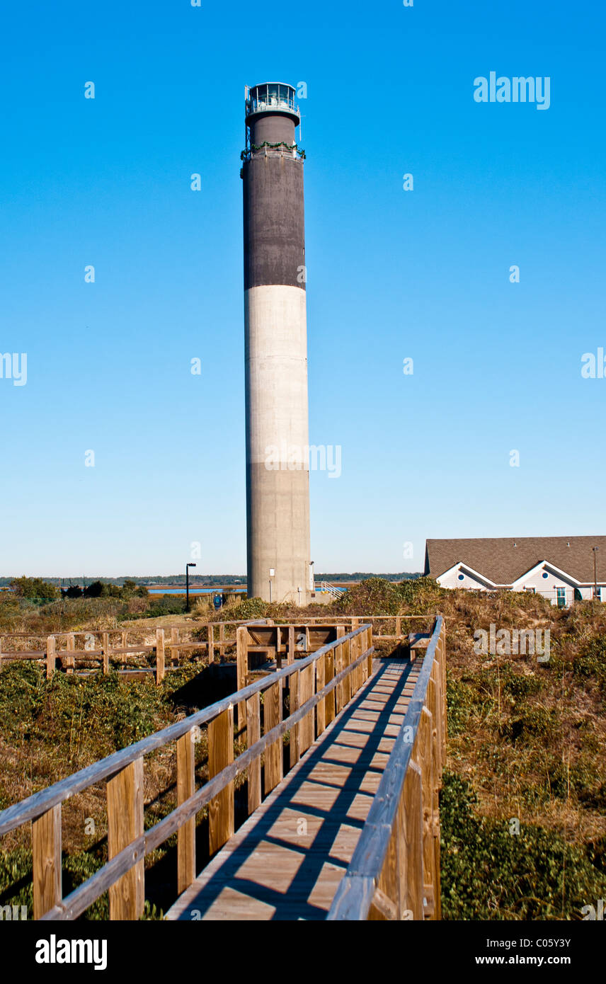 Oak Island Lighthouse Stock Photo Alamy