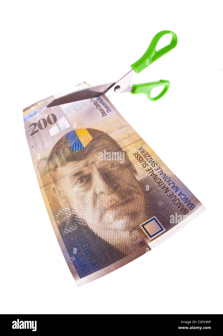 Swiss franc Stock Photo