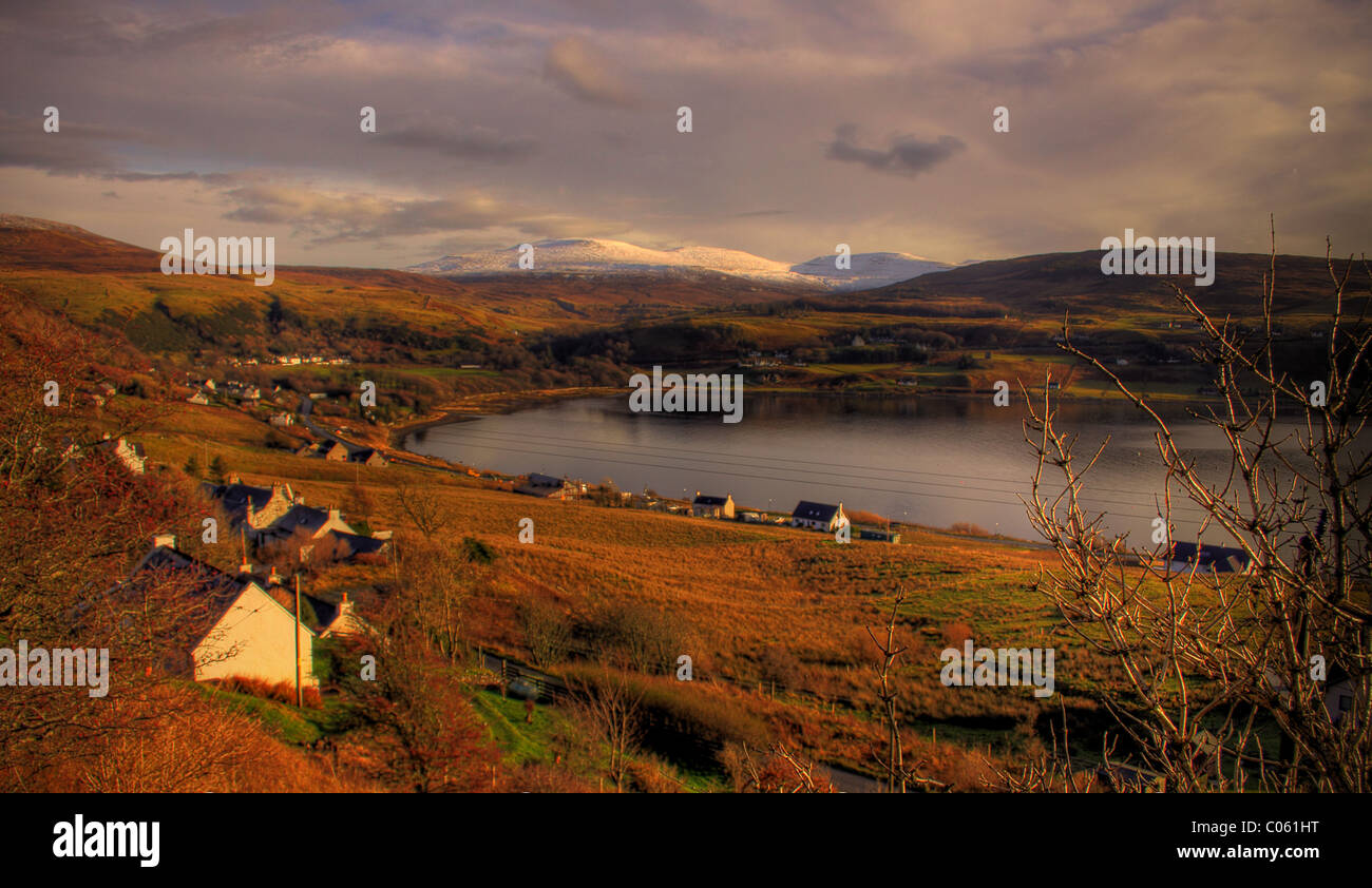 Landscape of Uig, Skye, Scotland Stock Photo