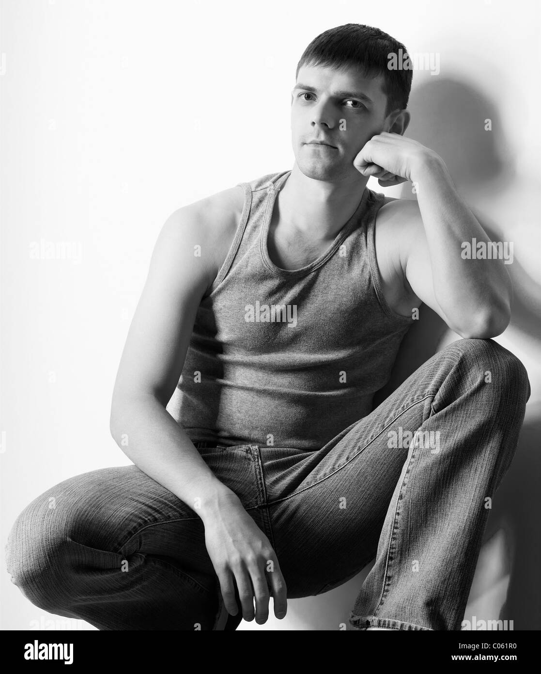 young handsome guy Stock Photo - Alamy