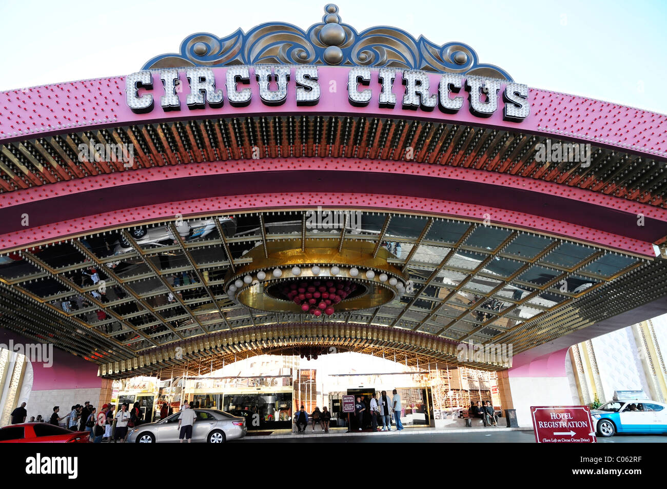 Circus Circus Las Vegas, gambling casino, hotel, Las Vegas, Nevada, USA, North America Stock Photo