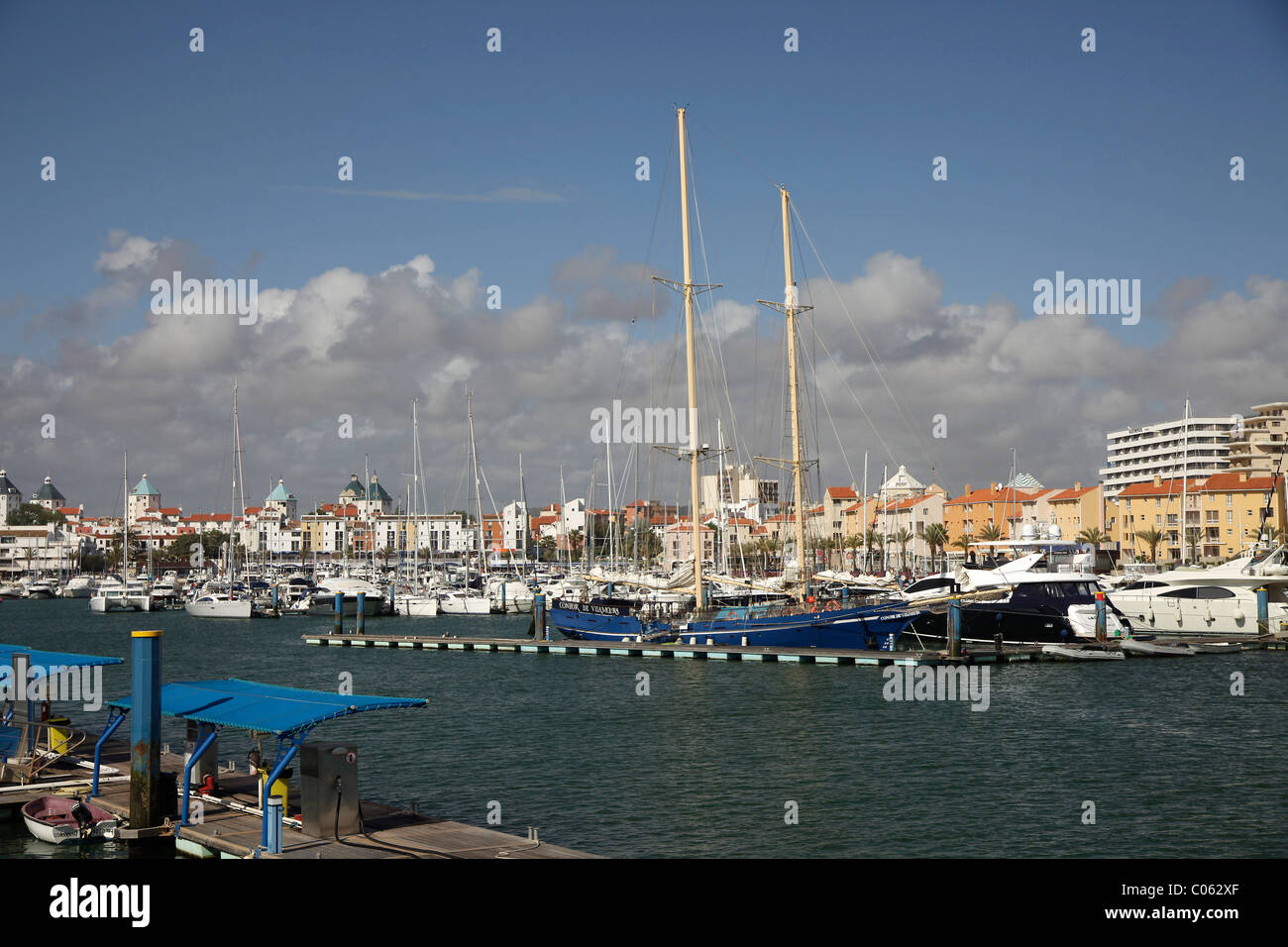 Marina in Vilamoura, Algarve, Portugal, Europe Stock Photo
