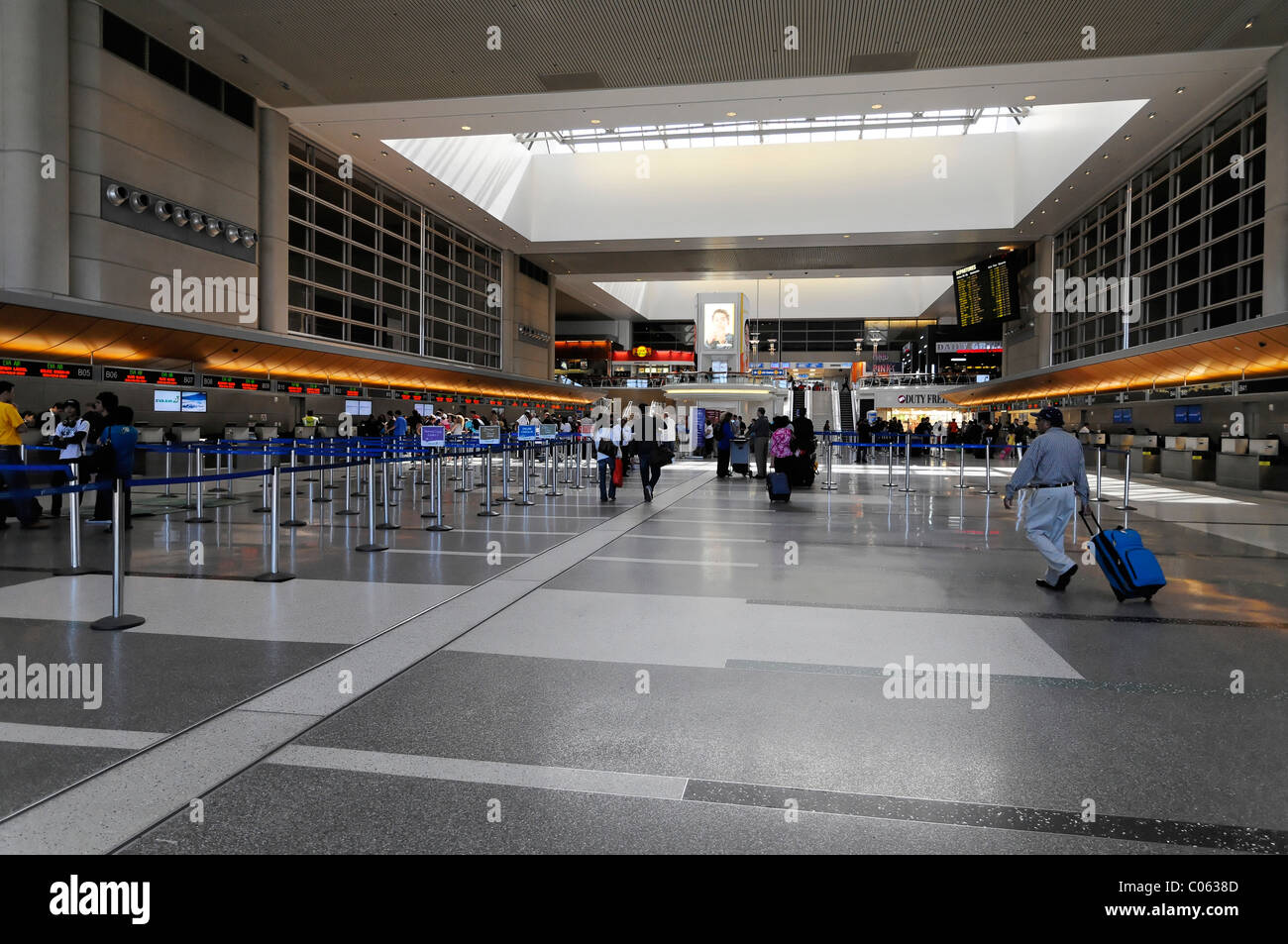 Partial interior view, Los Angeles International Airport, California, USA, North America Stock Photo
