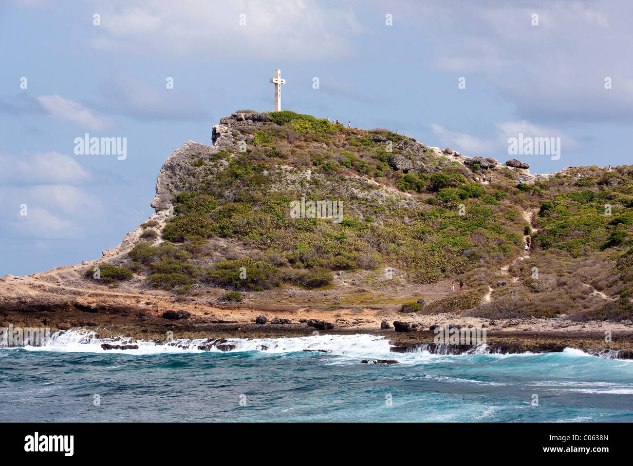 Pointe des Chateaux, easternmost part of Grande-Terre, Guadeloupe island, French Antilles, Lesser Antilles, Caribbean Stock Photo