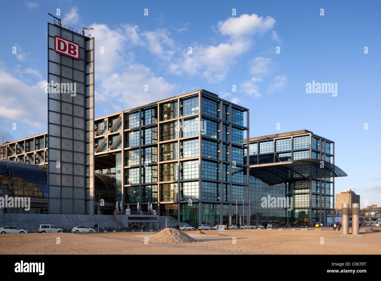 Hauptbahnhof, central railway station, Berlin-Mitte, Berlin, Germany, Europe Stock Photo