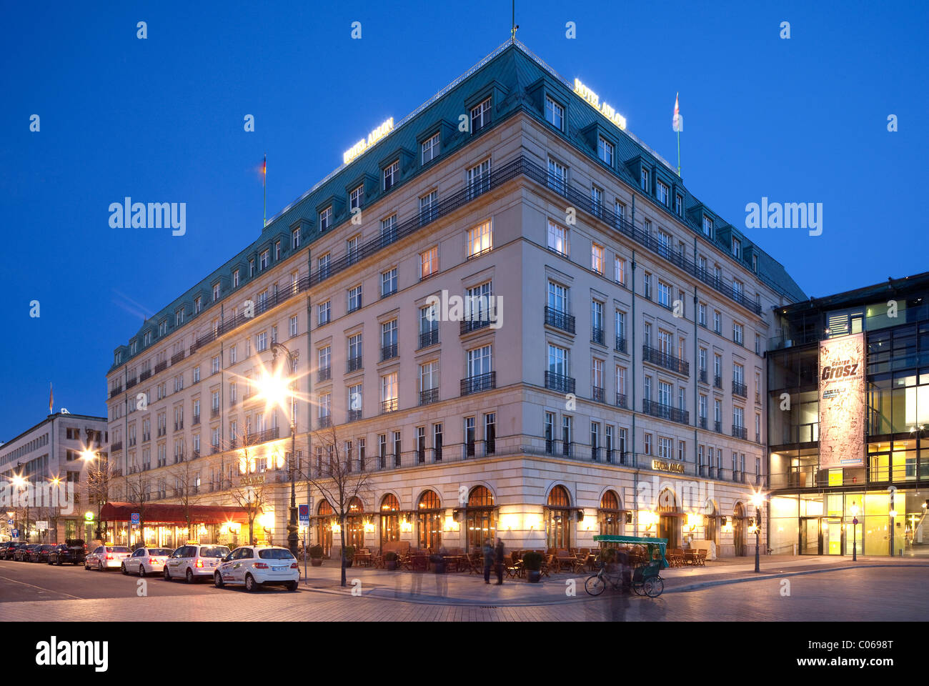 Hotel Adlon, Pariser Platz square, Berlin-Mitte, Berlin, Germany, Europe Stock Photo