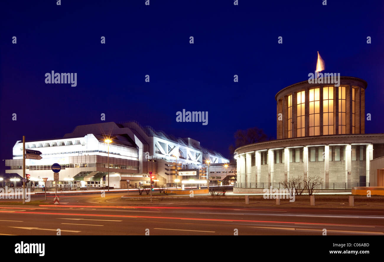 Messe Berlin fairgrounds and International Congress Centre, ICC, Charlottenburg, Berlin, Germany, Europe Stock Photo