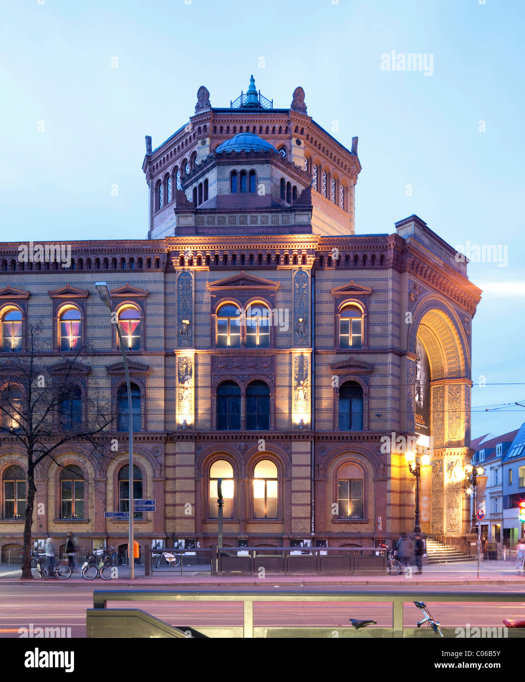 Kaiserliches Postfuhramt, a former administration building, today an exhibition hall, Oranienburger Strasse street Stock Photo