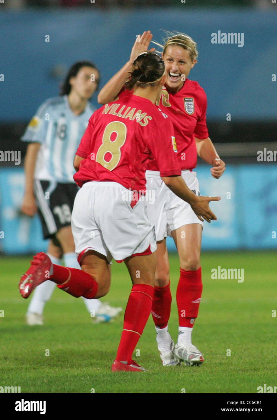 Fara Kelli Fara Williams and Kelly Smith England take on Argentina in the group ...