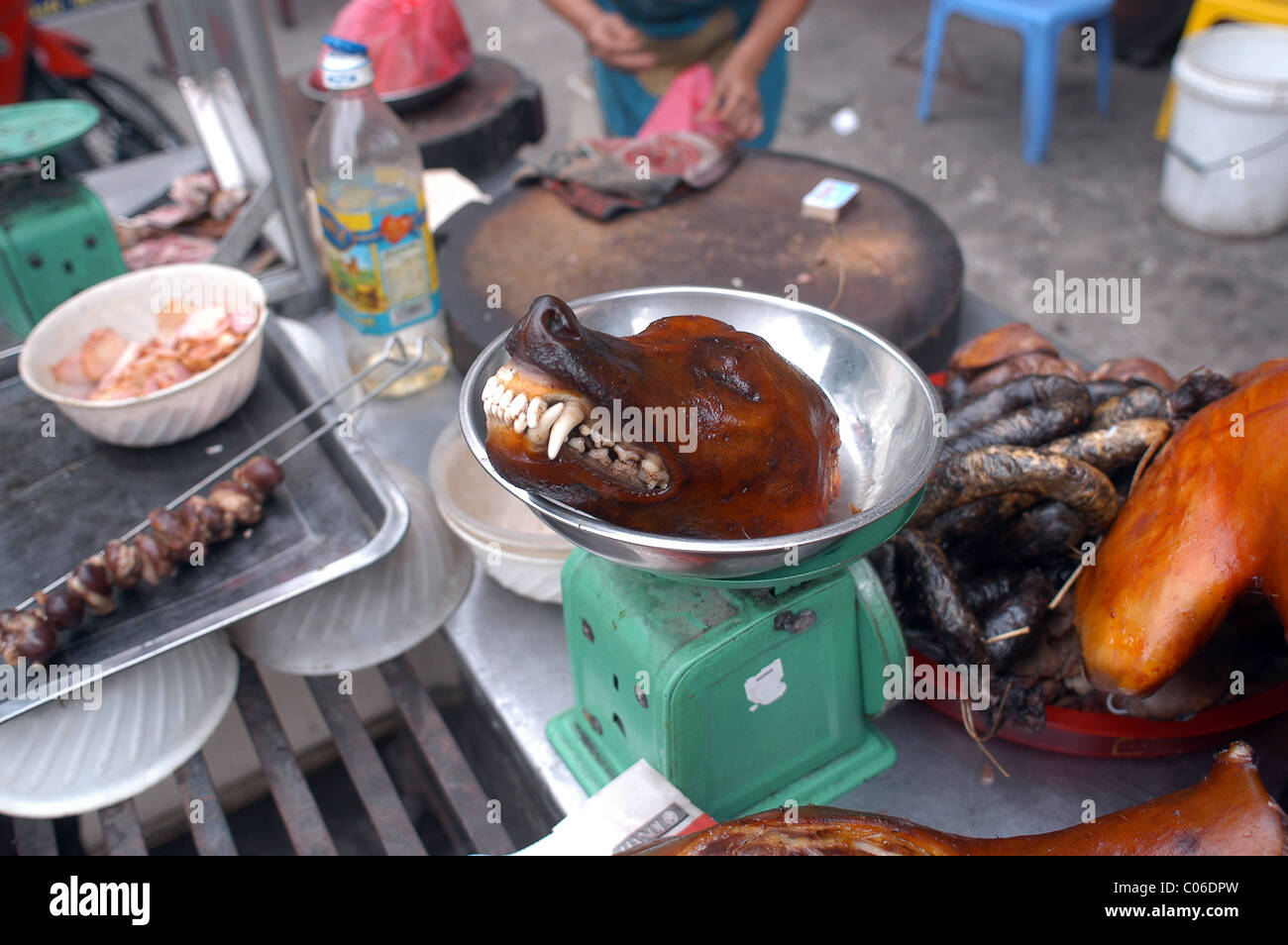 Dog restaurant. Hanoi. Vietnam Stock Photo Alamy