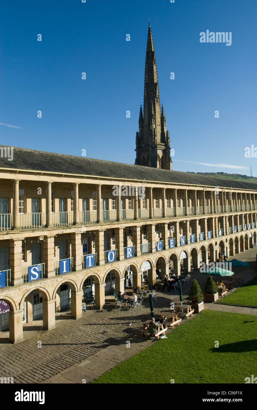 The Piece Hall, Halifax, West Yorkshire, England Stock Photo Alamy
