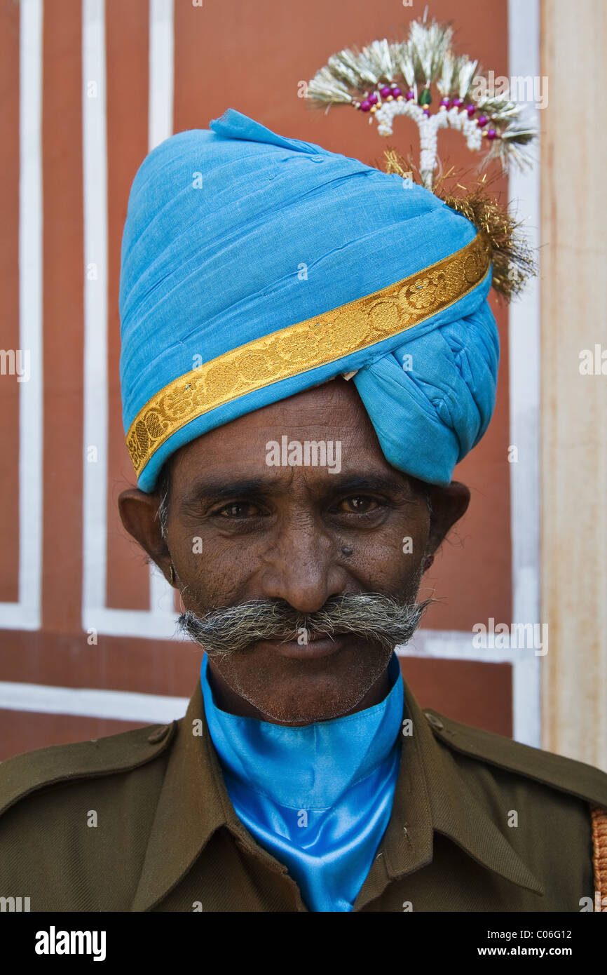 indian with turban, North India, India, Asia Stock Photo