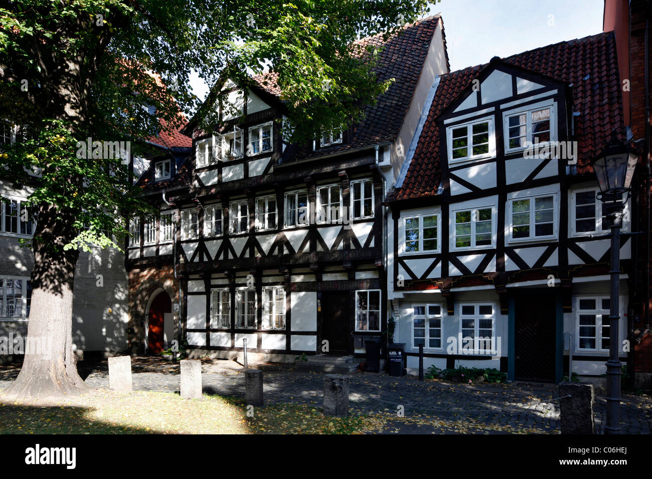 Halftimbered houses, Magniviertel quarter, old town, Braunschweig, Lower Saxony, Germany