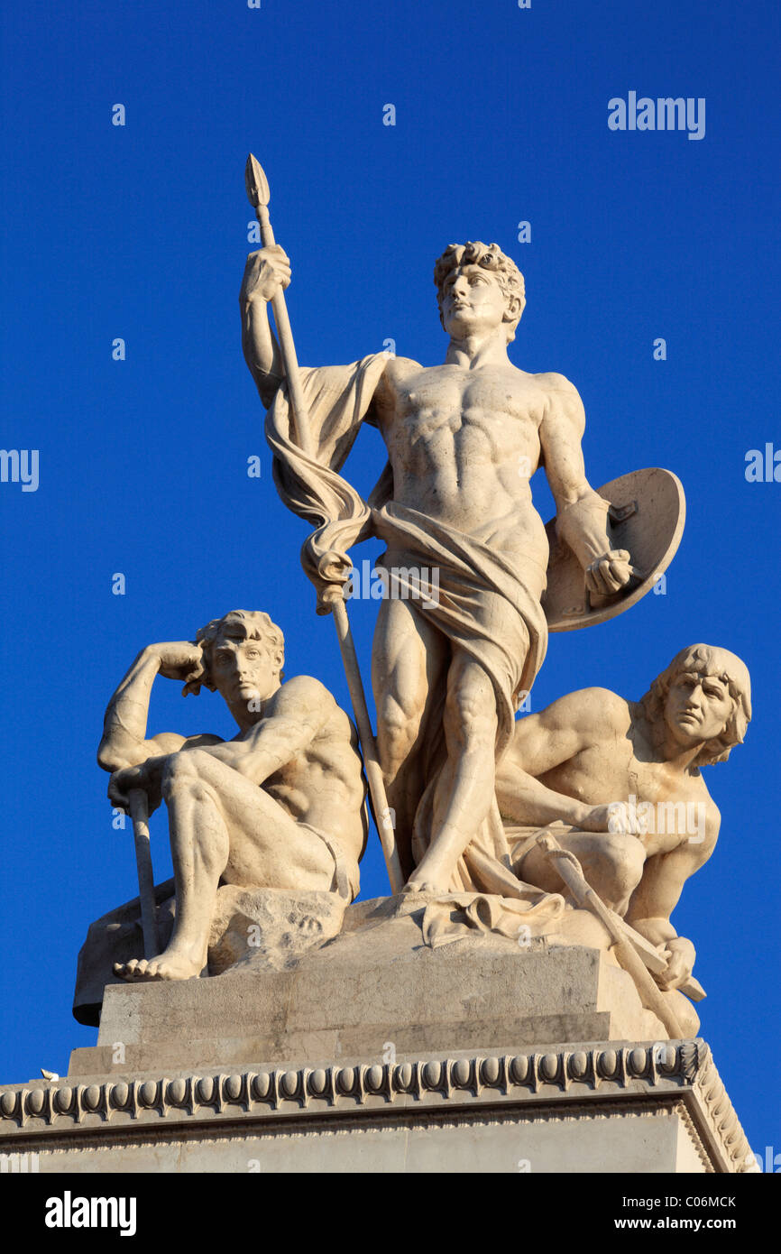 Monument to Vittorio Emanuele II, Rome, Italy, Europe Stock Photo