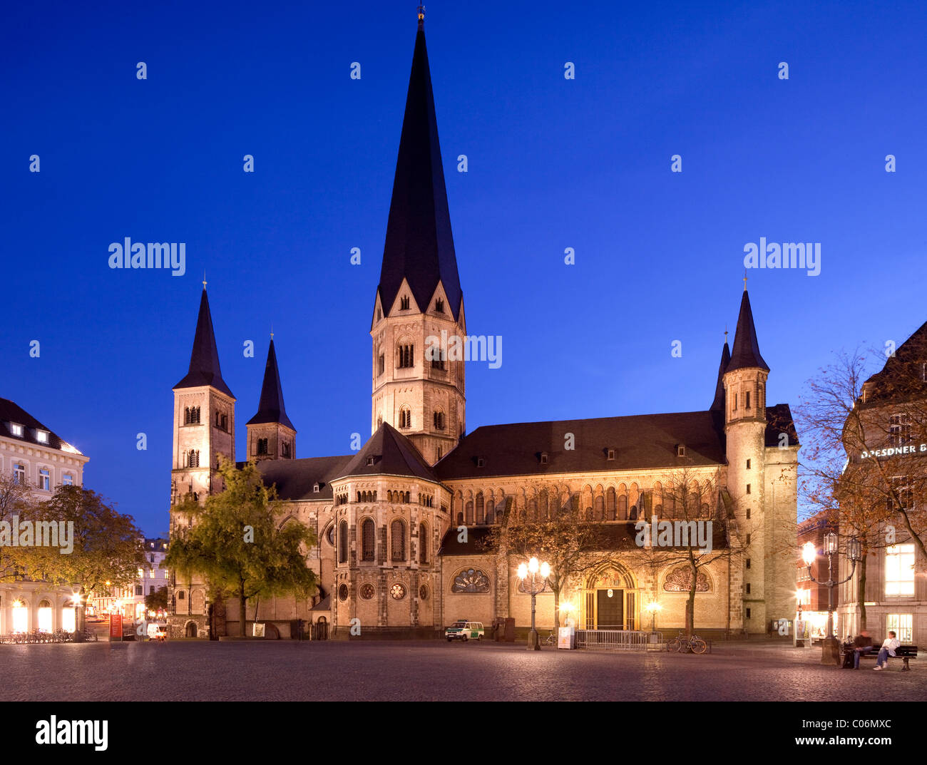 Bonn Minster, Bonn, Rhineland, North Rhine-Westphalia, Germany, Europe Stock Photo