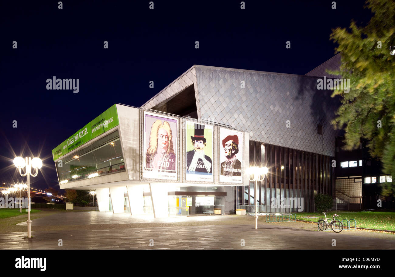 City Theatre, Opera House, Bonn, Rhineland, North Rhine-Westphalia, Germany, Europe Stock Photo