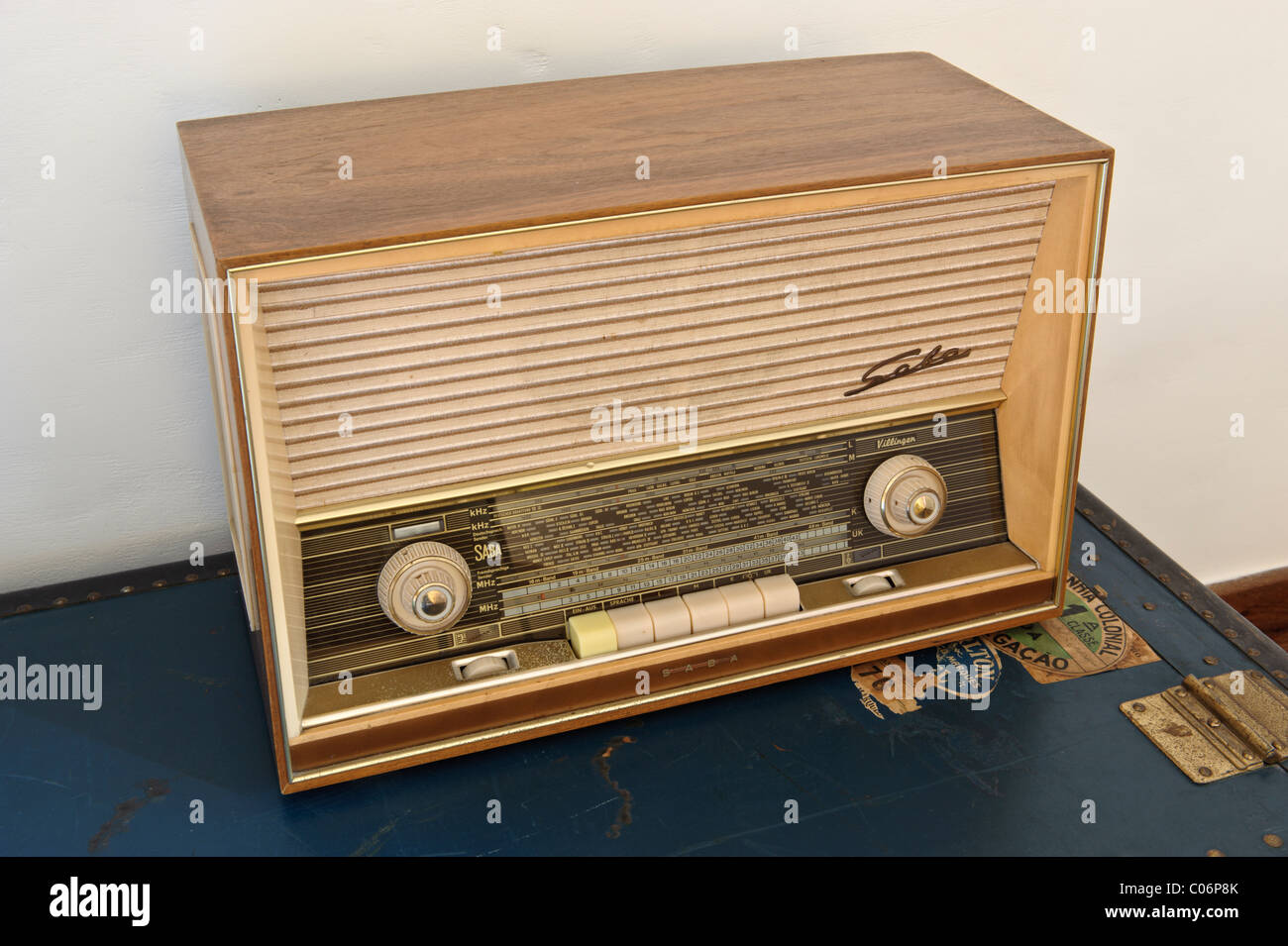 Old 1960's Saba Villingen 125 vintage radio Stock Photo - Alamy