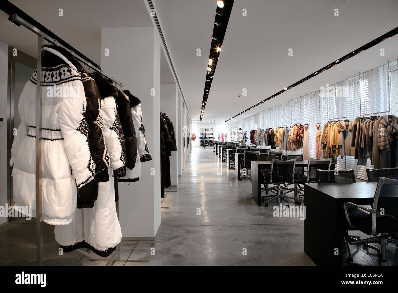 Fashion showroom in Milan, Italy Stock Photo, Royalty Free Image ...