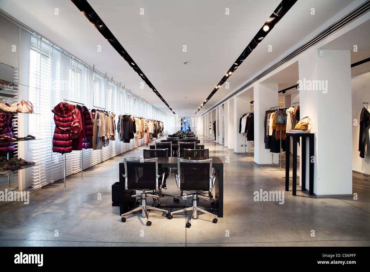 Fashion showroom in Milan, Italy Stock Photo - Alamy