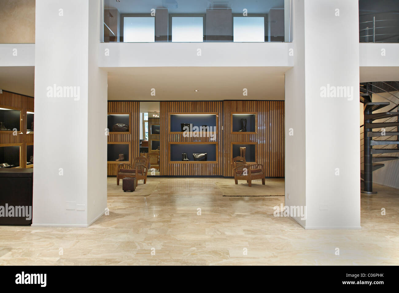 Shoes store in Milan, Italy Stock Photo Alamy