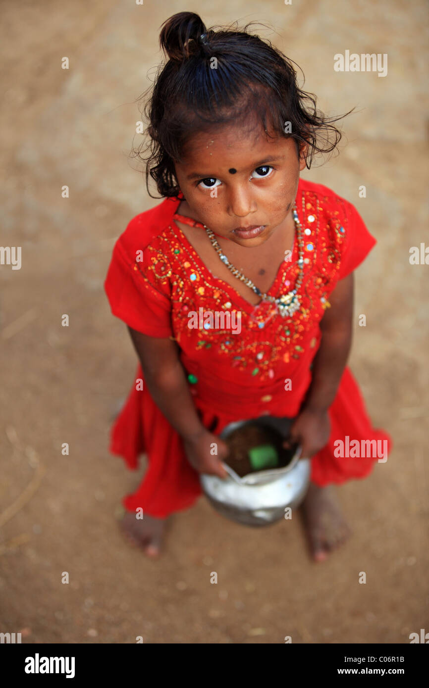 girl Andhra Pradesh South India Stock Photo - Alamy
