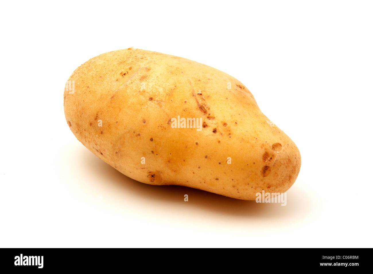 Monalisa potato on a white background Stock Photo