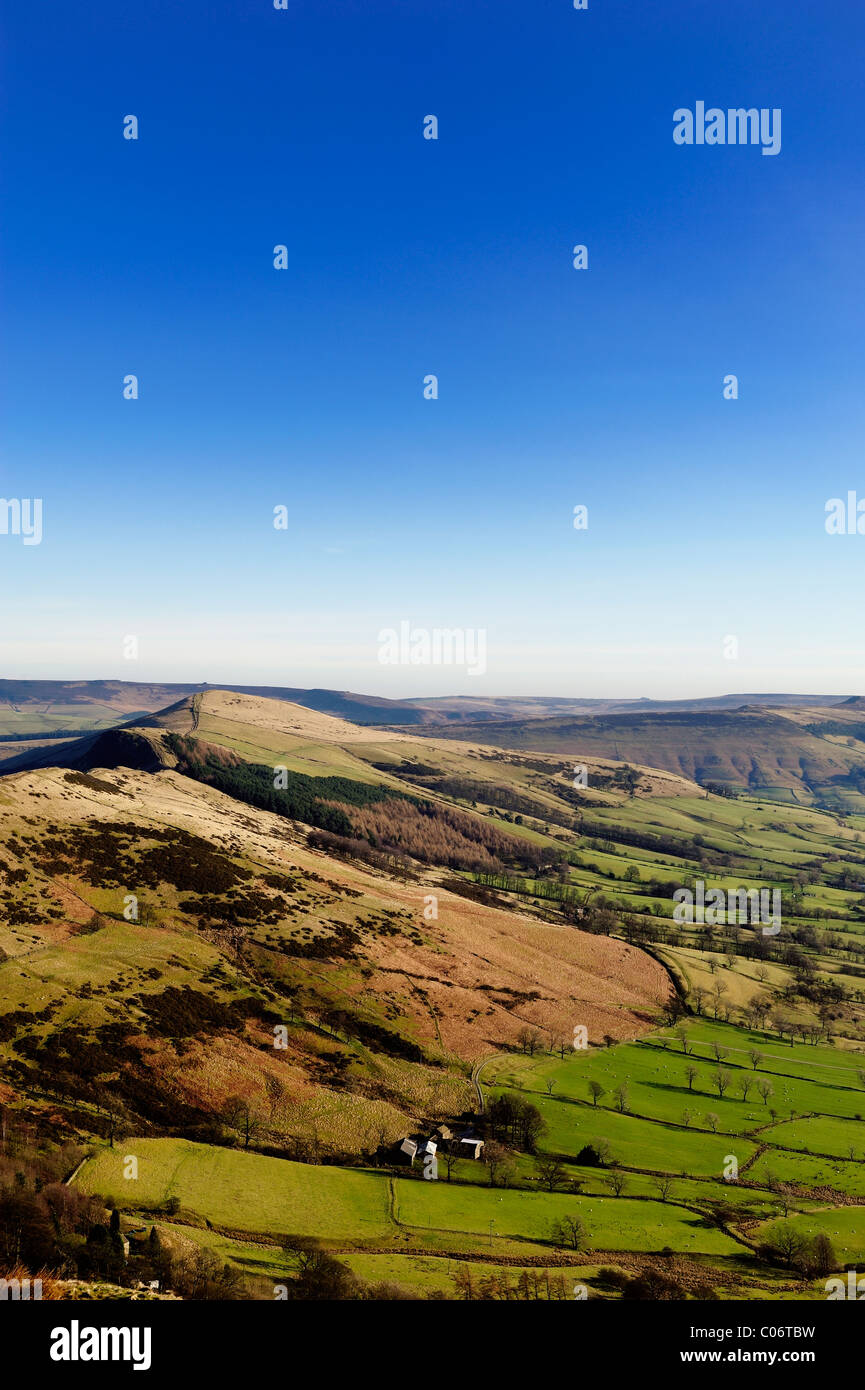 Castleton scenery,peak district,derbyshire england uk Stock Photo - Alamy