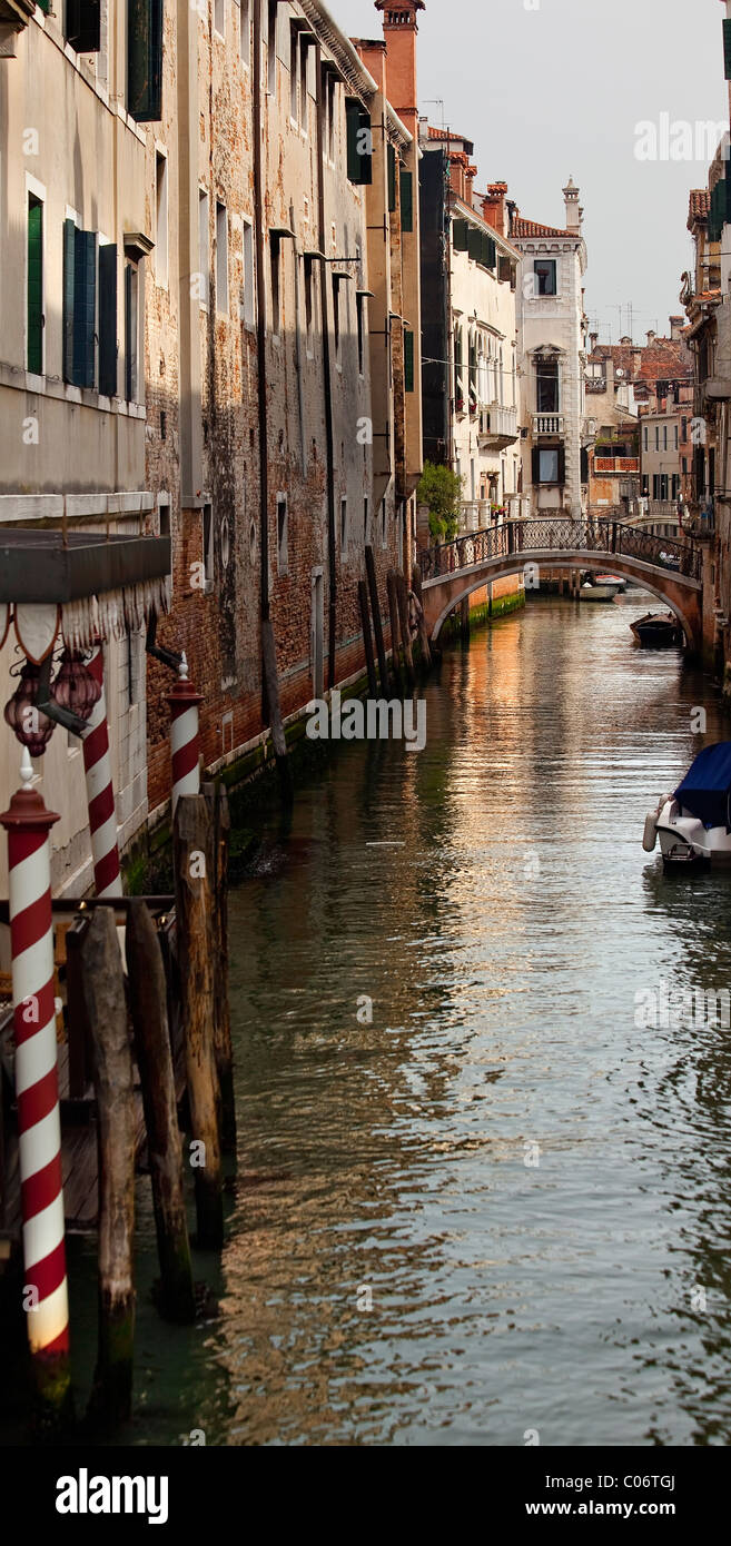 Small canal boats venice italy hi-res stock photography and images - Alamy
