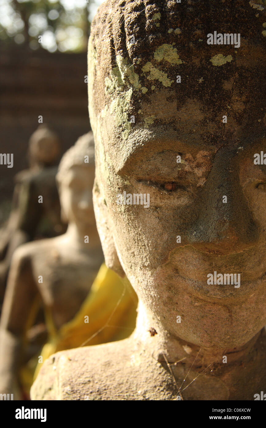Statue of Buddha in a temple in Thailand Stock Photo - Alamy