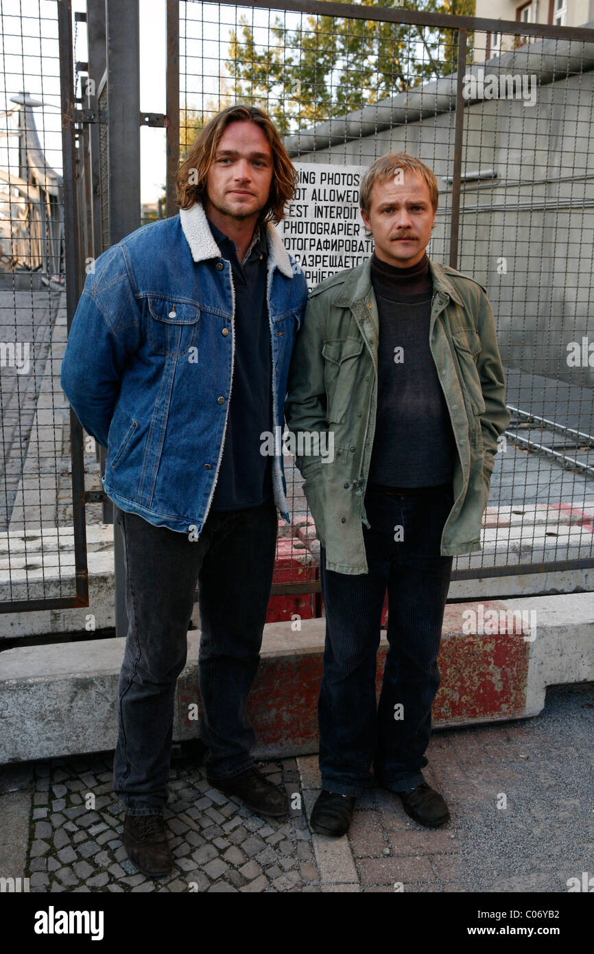 Ronald Zehrfeld, Matthias Koeberlin Photocall for German TV movie "Der