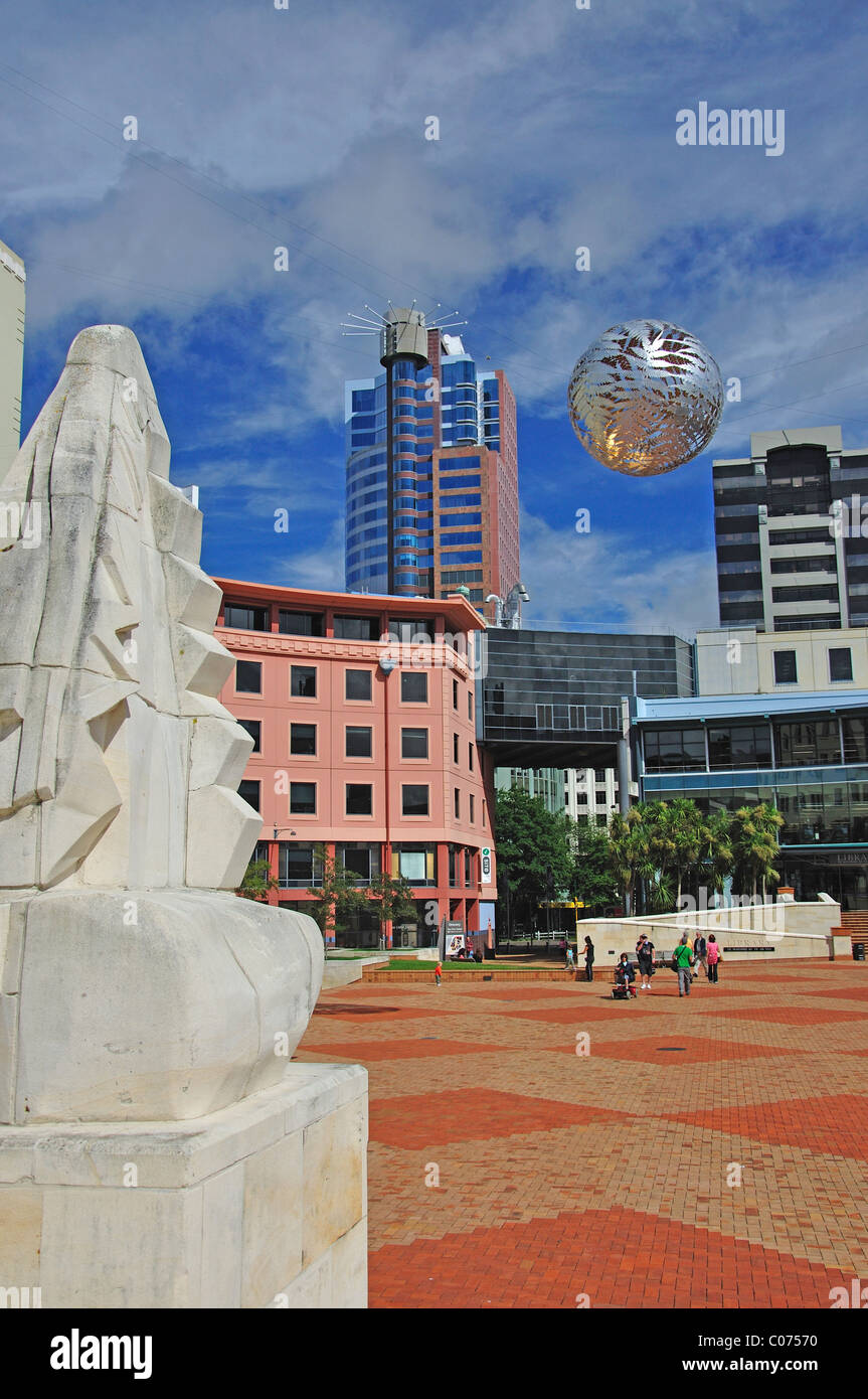 Civic Square, Wellington, Wellington Region, North Island, New Zealand Stock Photo