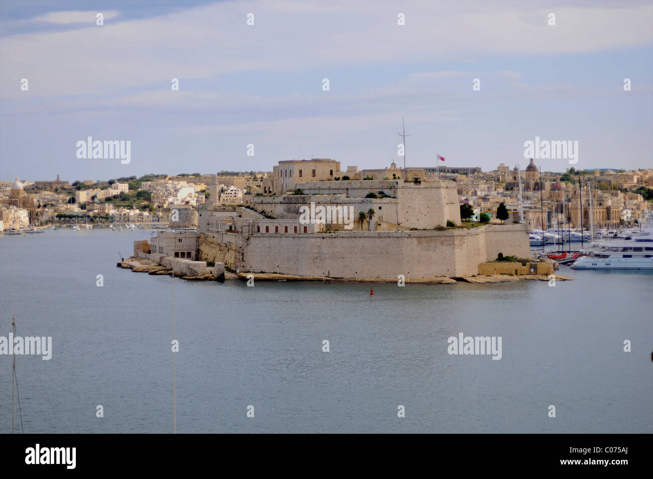 Grand harbor La Valletta Malta, Harbour Stock Photo