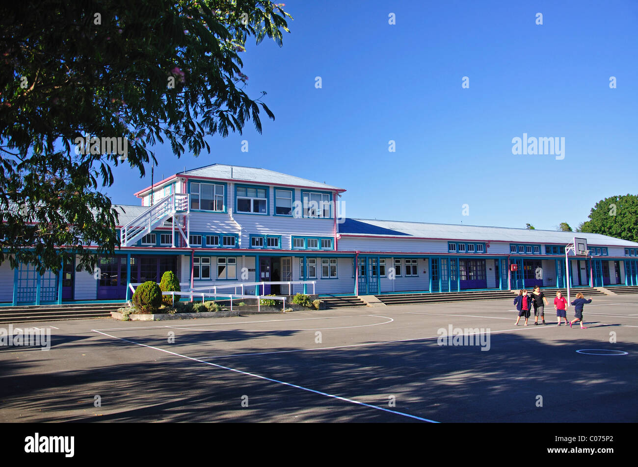 Blenheim Primary School, Blenheim, Marlborough, South Island, New Zealand Stock Photo