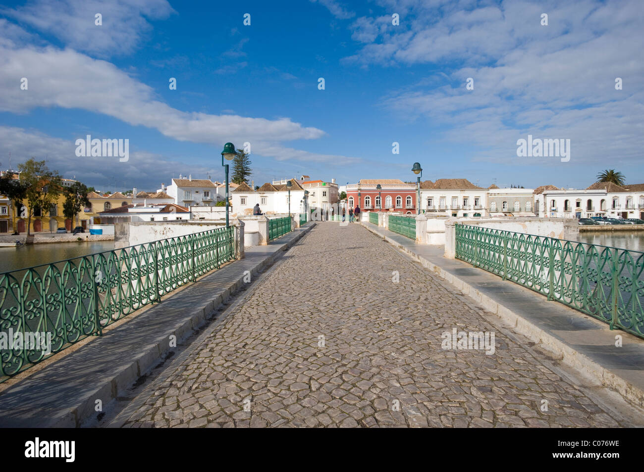 Ponte Romana, Roman bridge over the Rio Gilao river, Tavira, Algarve
