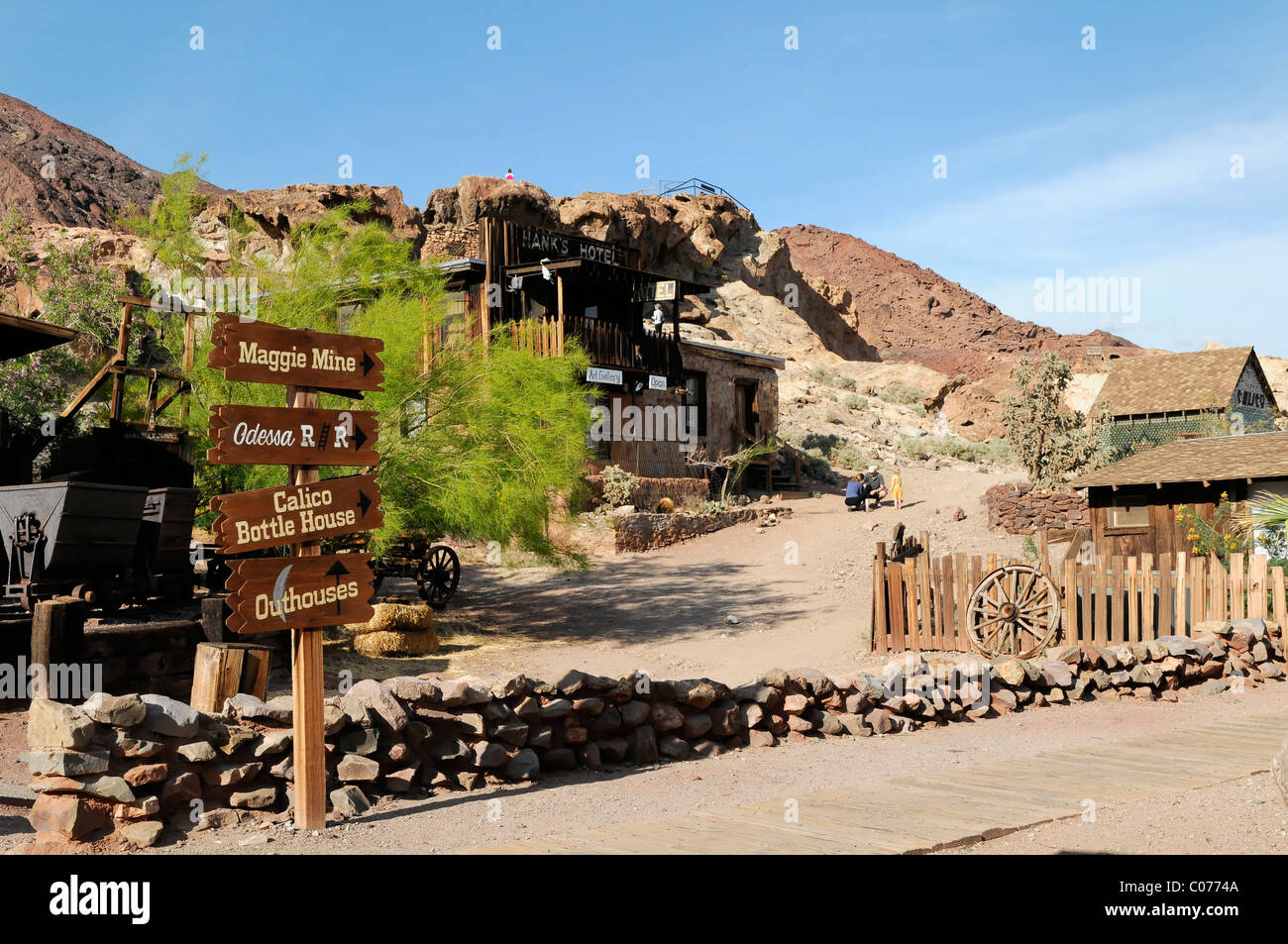 Calico Ghost Town, Yermo, California, USA, North America Stock Photo