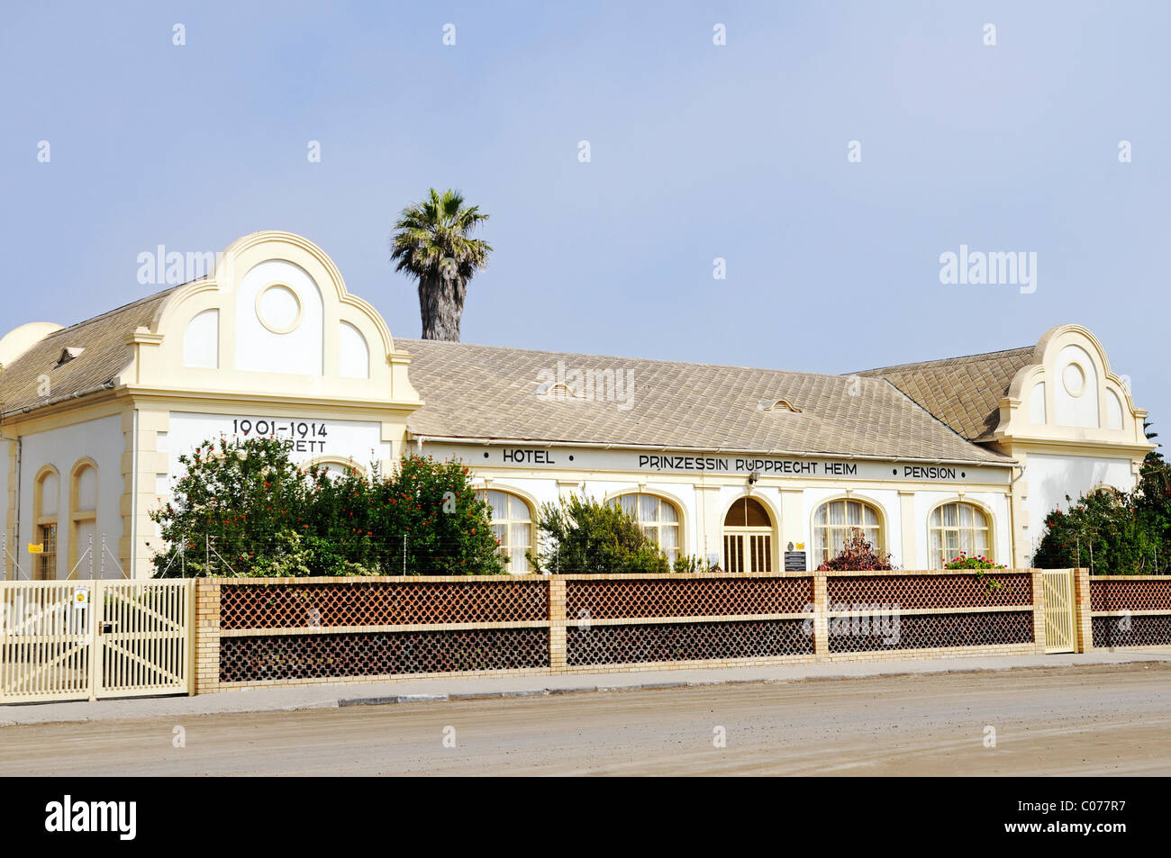 Prinzessin Rupprecht Heim, once hospital of the German colonial force, architecture from the German colonial, Swakopmund Stock Photo