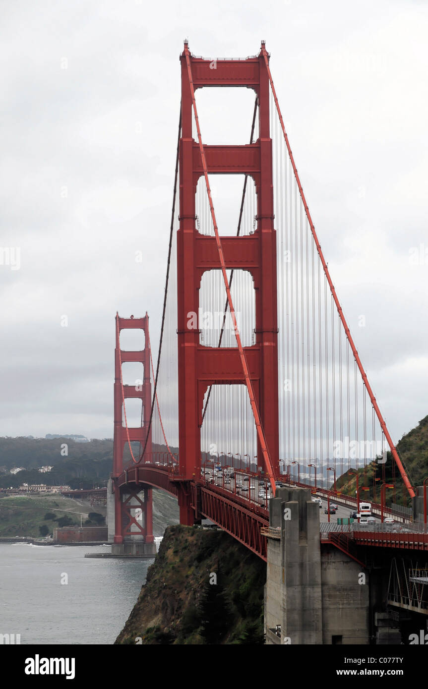 Golden Gate Bridge, San Francisco, California, USA, North America Stock Photo