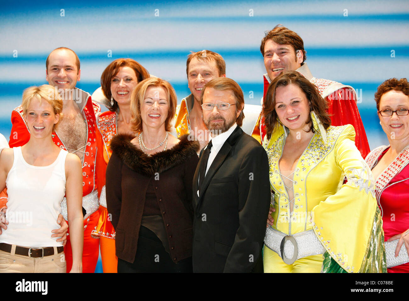 Anni-Frid Reuss, Bjrn Ulvaeus and cast German premiere of 'Mamma Mia' at Theater am Potsdamer Platz Berlin, Germany - 21.10.07, Stock Photo