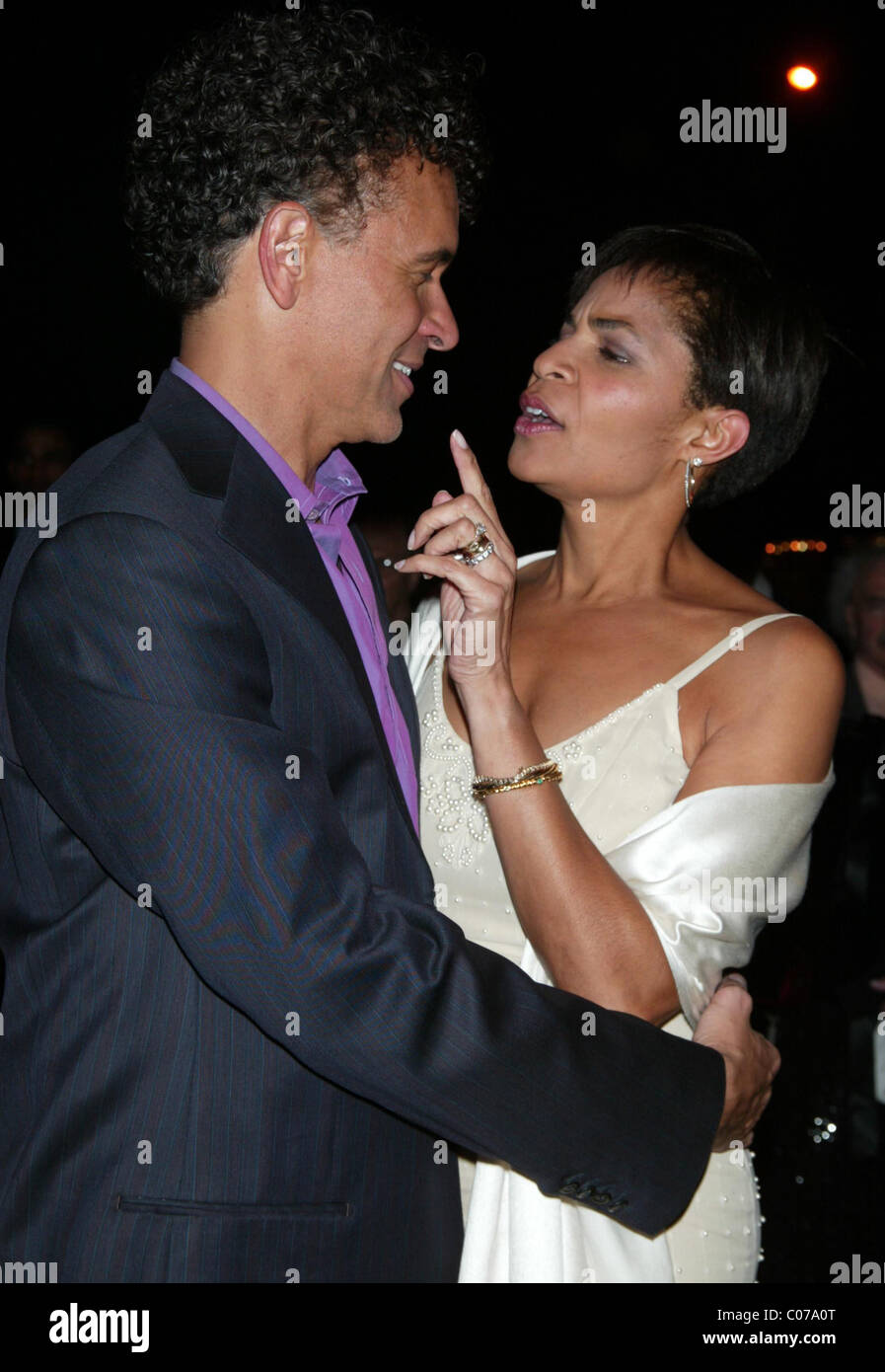 Brian mitchell wife actress allyson hires stock photography and images