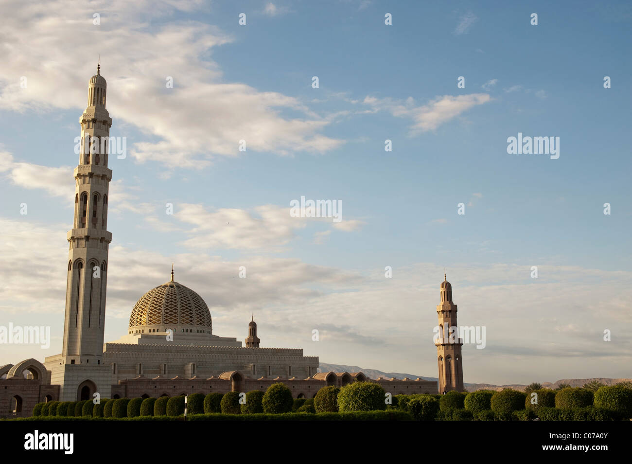 Sultan Quaboos Grand Mosque, Capital Area, Oman, Middle East Stock Photo