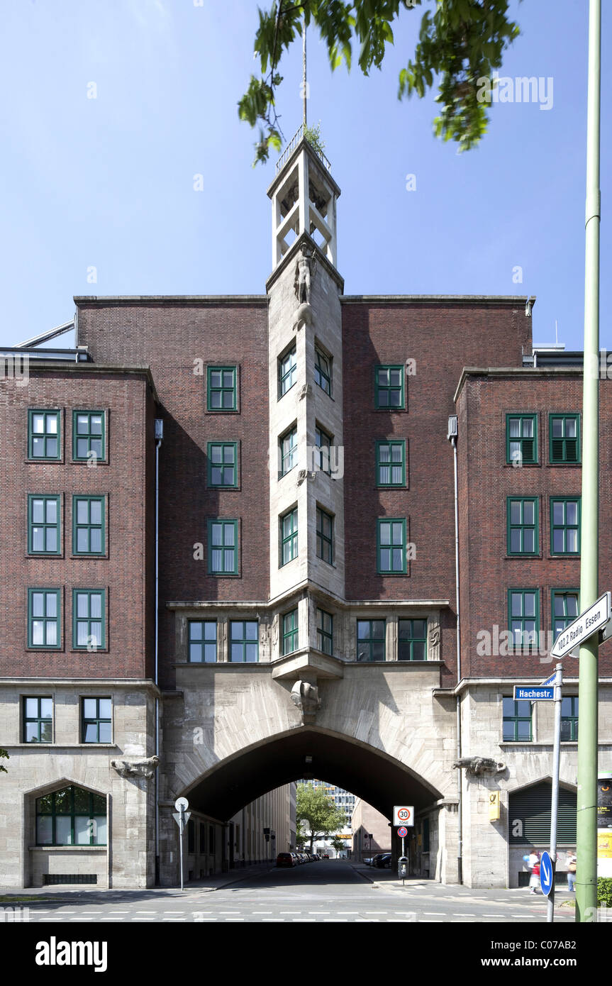 Main post office, expressionism, Essen, Ruhrgebiet region, North Rhine