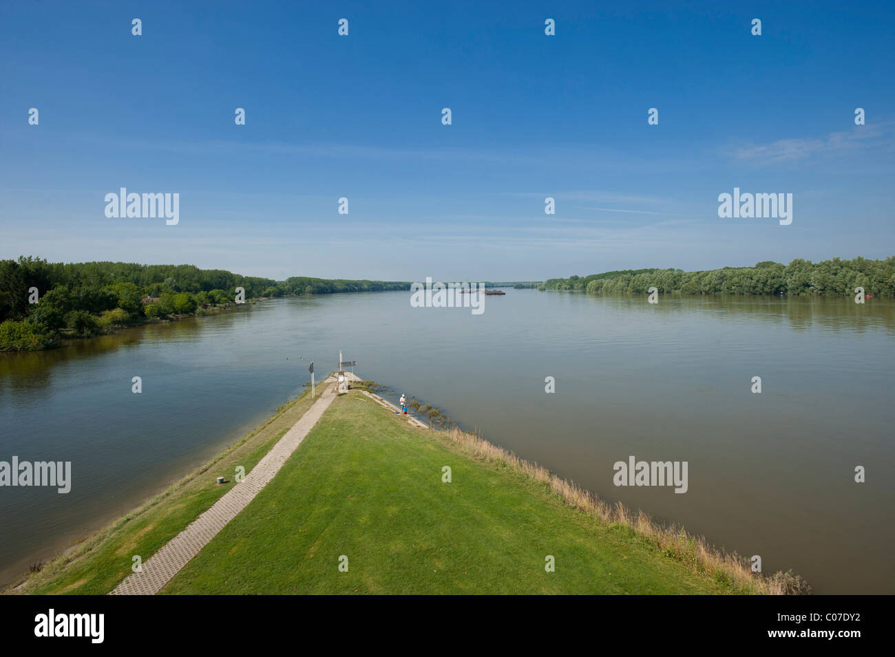 of Danube river, near Baja, Stock Photo - Alamy