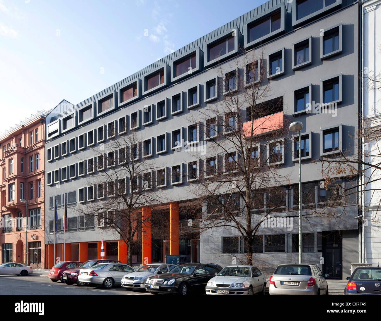 Embassy of Belgium, Jaegerstrasse street, Mitte district, Berlin, Germany, Europe Stock Photo